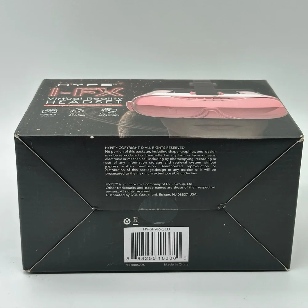 Hype I-FX Virtual Reality Headset - Rose Gold